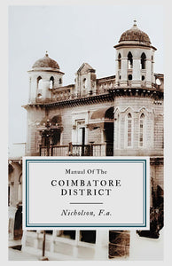 Manual Of The Coimbatore District