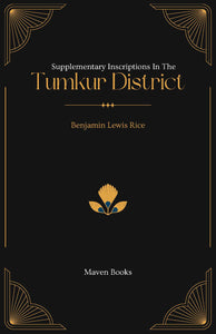 Supplementary Inscriptions In The Tumkur District