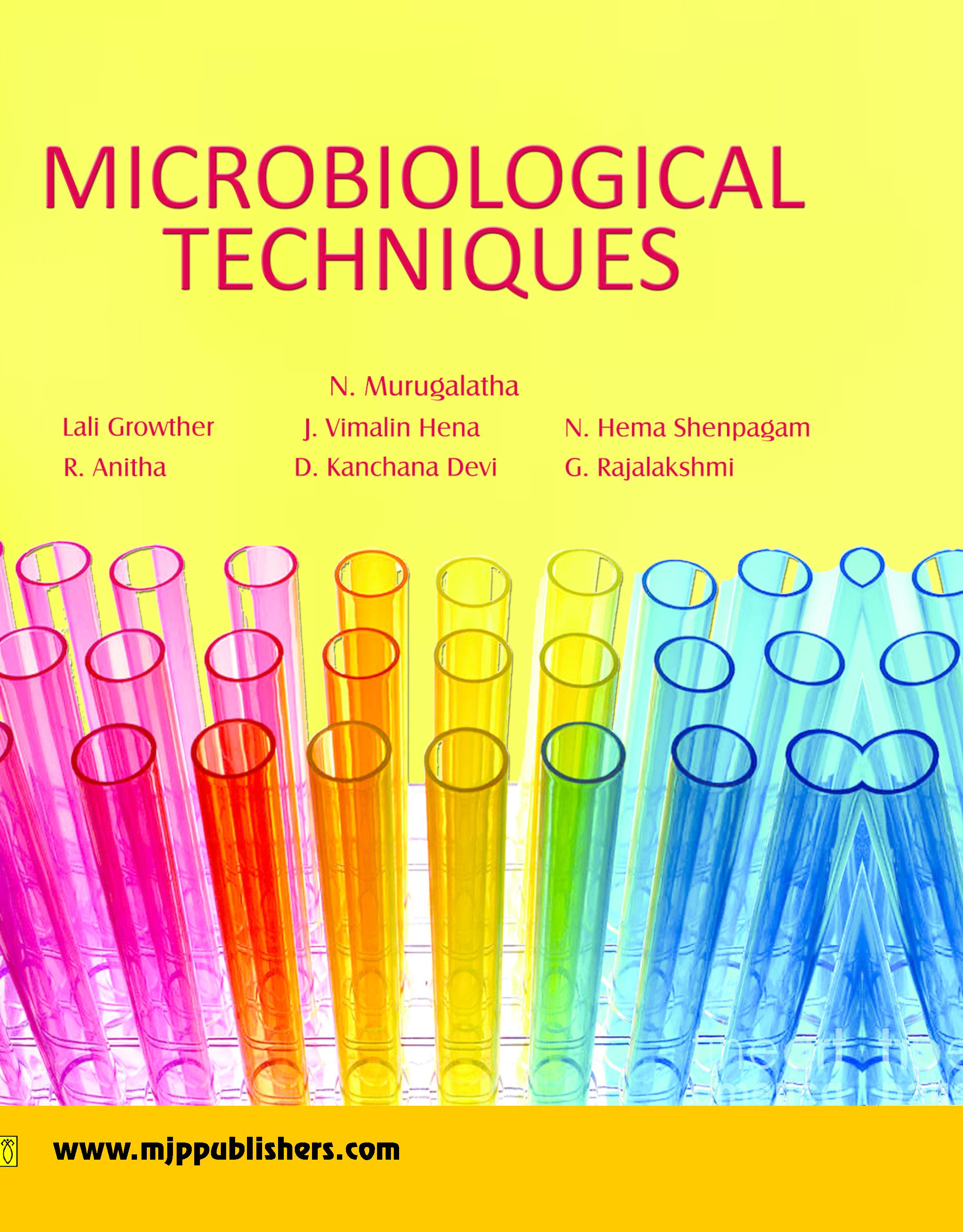 TECHNIQUES　MICROBIOLOGICAL　–　MJP　PUBLISHERS